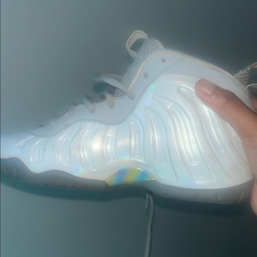 Iridescent Foamposite Sneakers